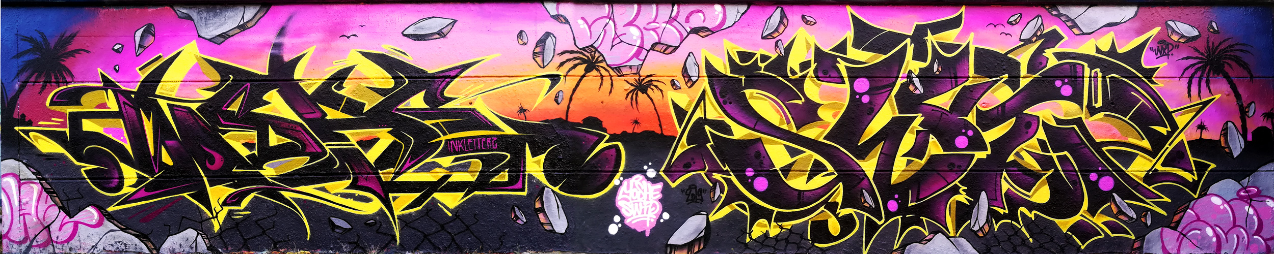 Graffiti sunset 